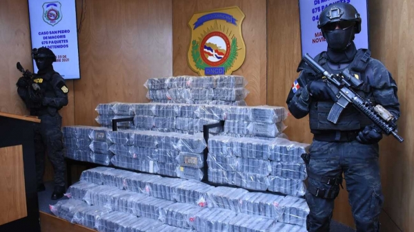Cifras récords: Autoridades dominicanas superan las 25 toneladas de drogas incautadas en el 2021