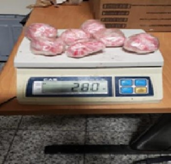 DNCD incauta siete bolsitas de cocaína o heroína que sería enviada a Miami en bolsas de café