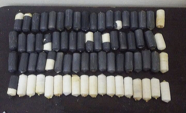 Detienen dominicano intentó llevar a Italia 77 bolsitas presumiblemente cocaína