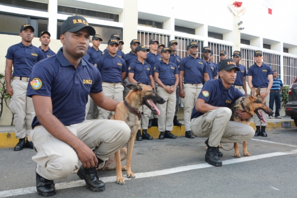 DNCD integra 24 unidades caninas al combate y persecución del narcotráfico
