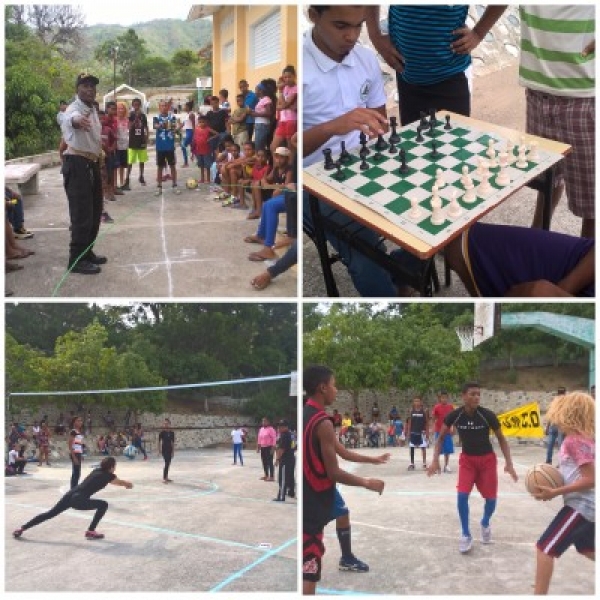 Arroyo Cano en San Juan recibe con alegria amplio Festival Deportivo-Escolar de la DNCD